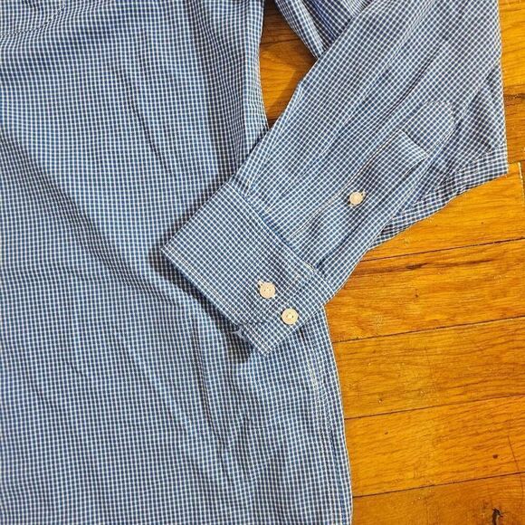 Southern Tide Intercoastal Shirt Men XXL Blue Plaid Long Sleeve Button-Down Adul - Picture 2 of 7